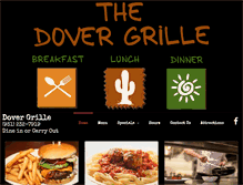 Tablet Screenshot of dovergrille.com